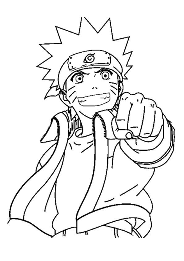 The-Naruto-Uzumaki-coloring | Unicorn coloring pages, Cartoon ...