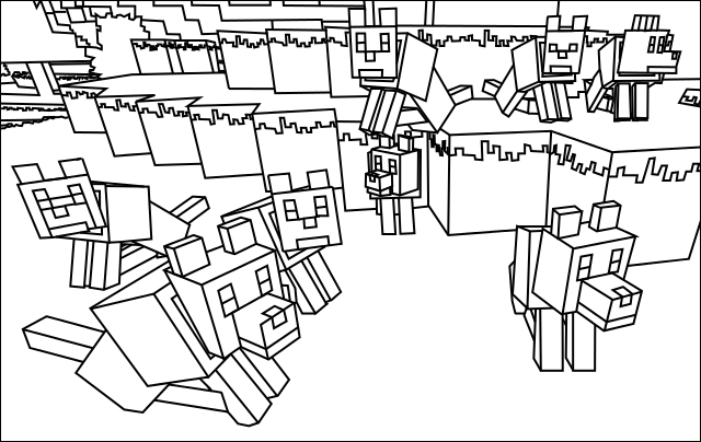 Minecraft Diamond Coloring Pages - Coloring Pages