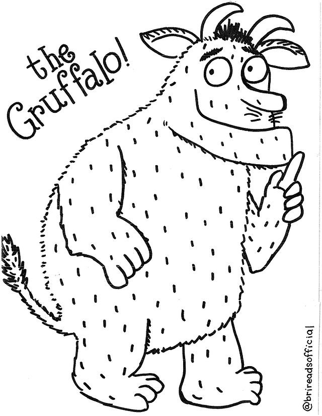 The Gruffalo Coloring Page!