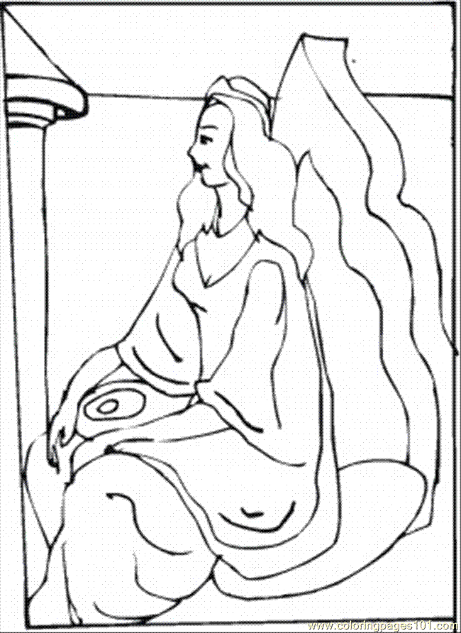 Queen Esther On Her Throne Coloring Page for Kids - Free Religions  Printable Coloring Pages Online for Kids - ColoringPages101.com | Coloring  Pages for Kids