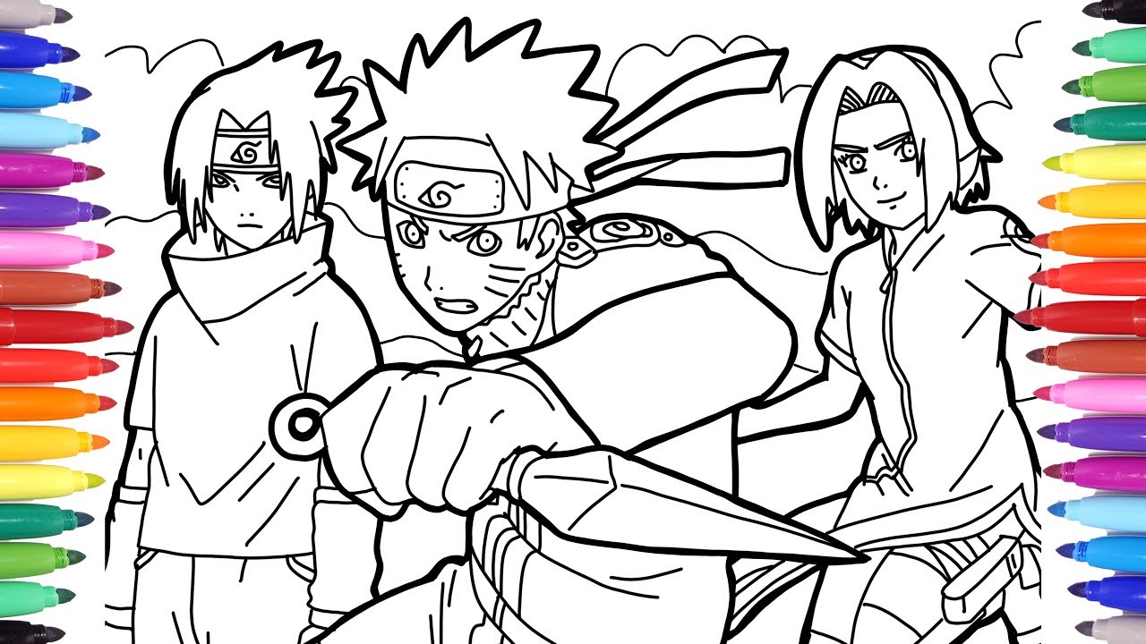 Arquivos coloring page - Naruto Hokage