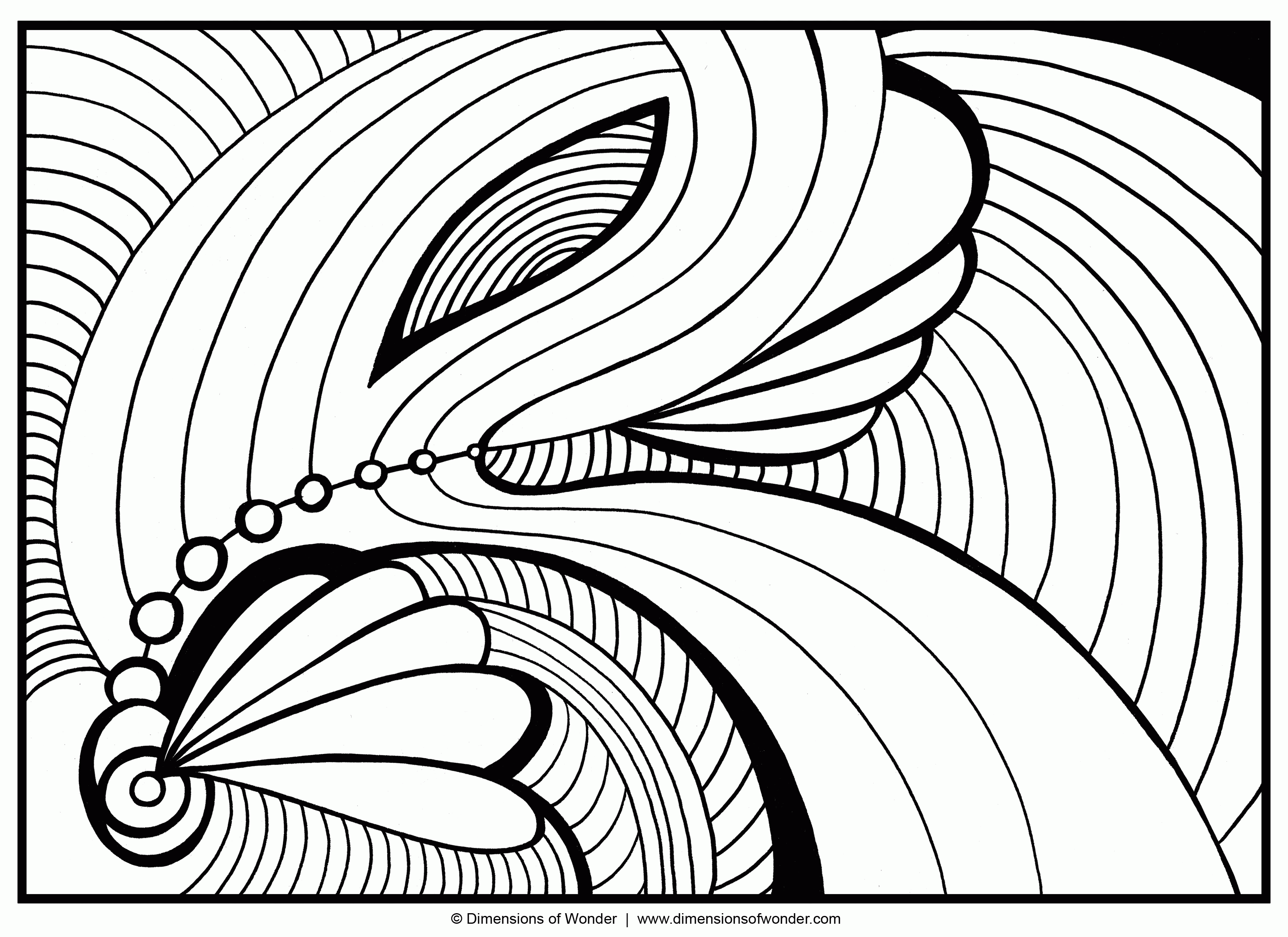 Free Printable Abstract Coloring Pages - VoteForVerde.com