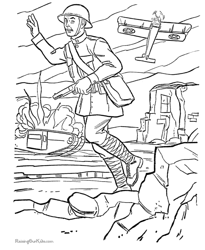 Army Helmet Coloring Pages Printable - Coloring Pages For All Ages