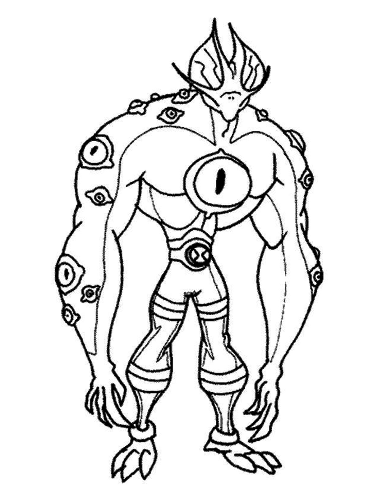 Ben 10 Ultimate Alien Coloring Pages Games - High Quality Coloring ...