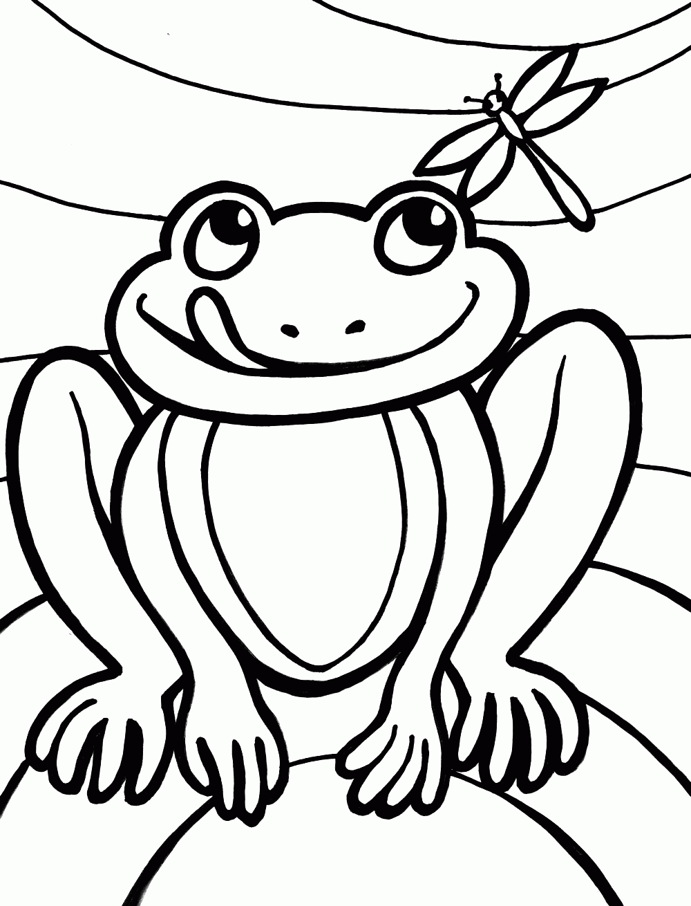 Frog Coloring Pages Free Frog Coloring Pages Frog And Toad ...