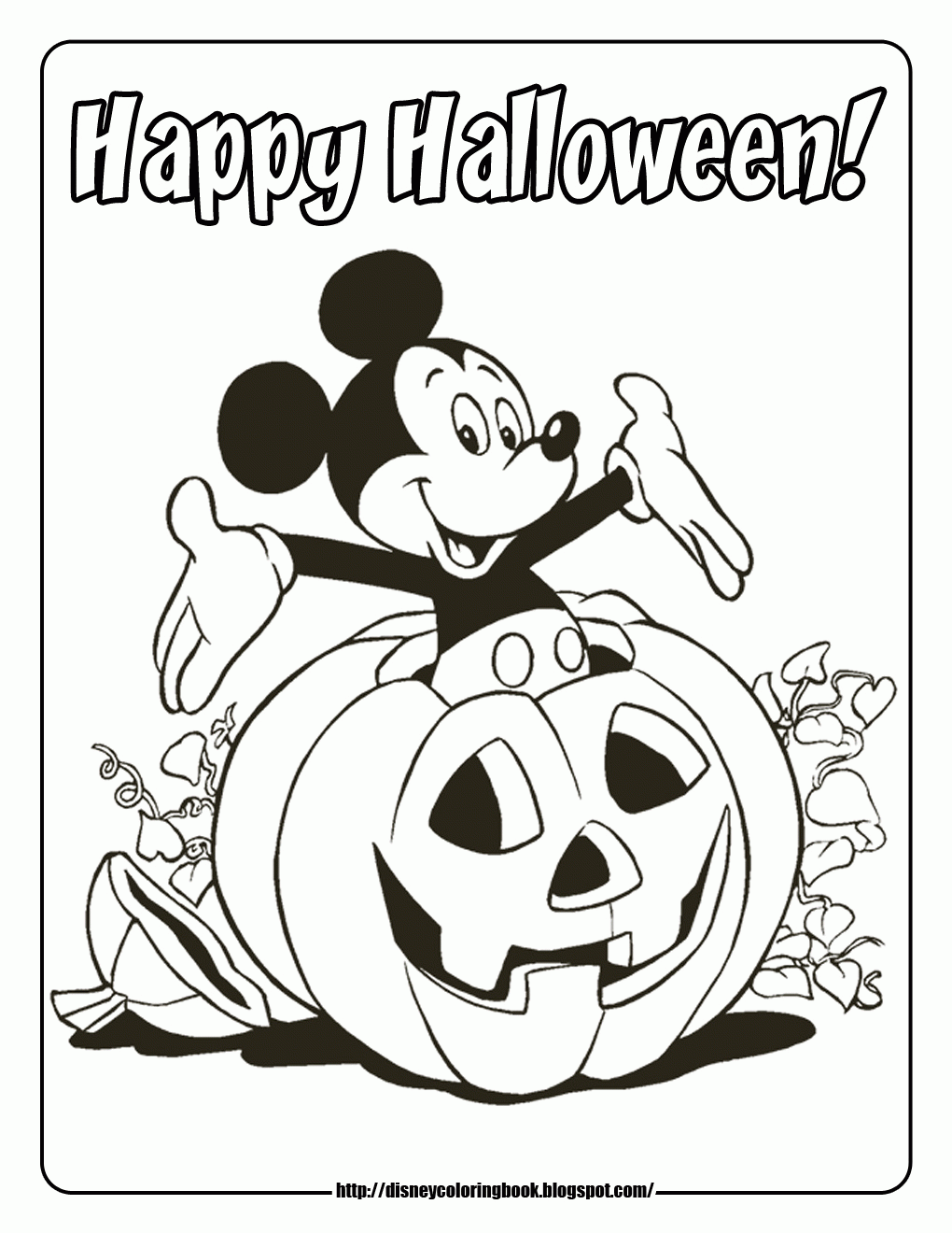 Amazing of Simple Pumpkin Coloring Page By Halloween Colo #67