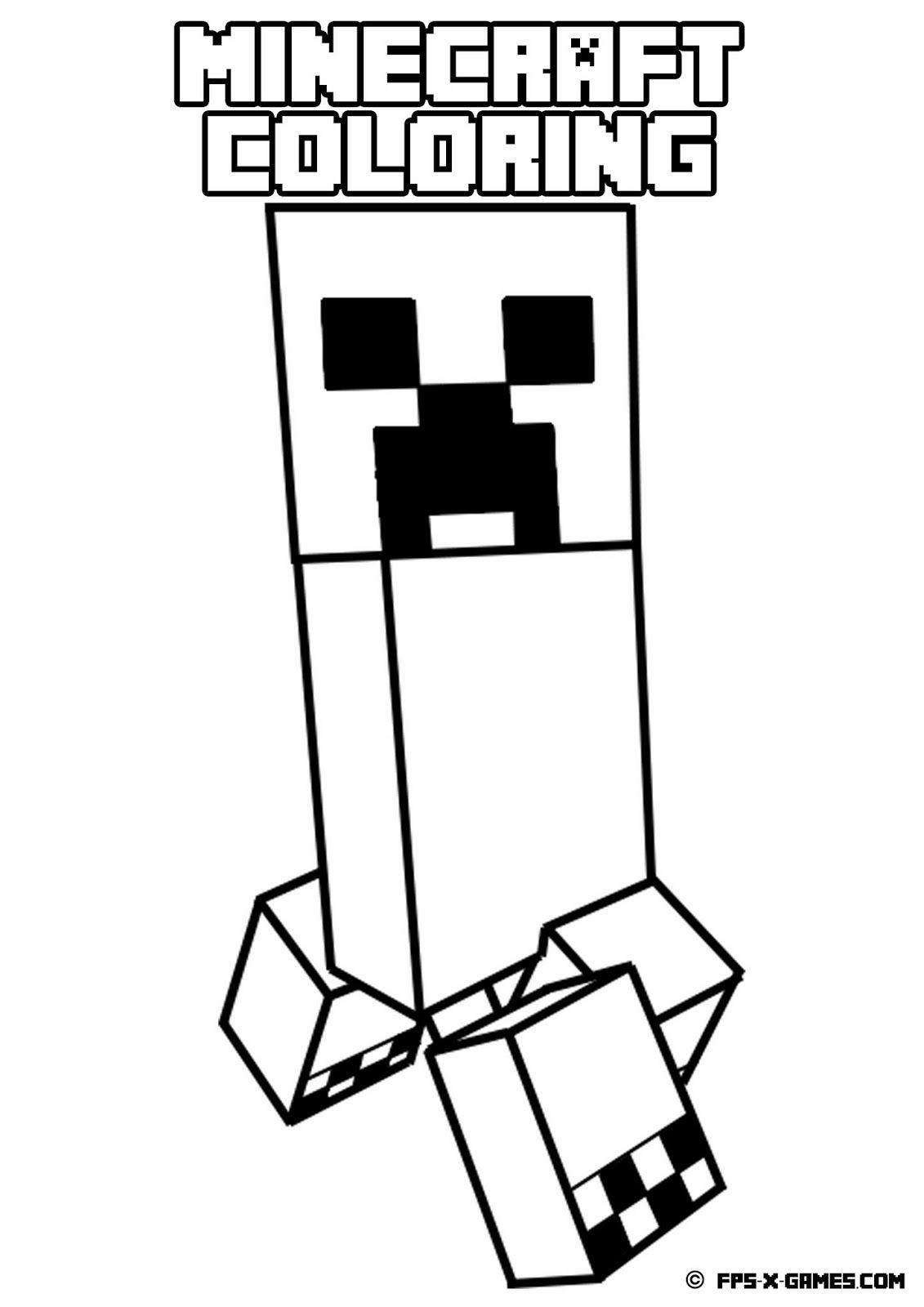 9 Pics of Minecraft Creeper Coloring Pages - Minecraft Creeper ...