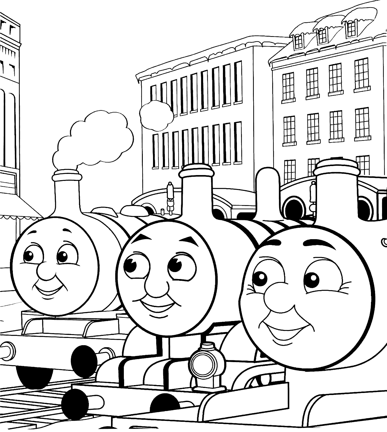 Cartoon Friends Coloring Pages Printable - Coloring Pages For All Ages