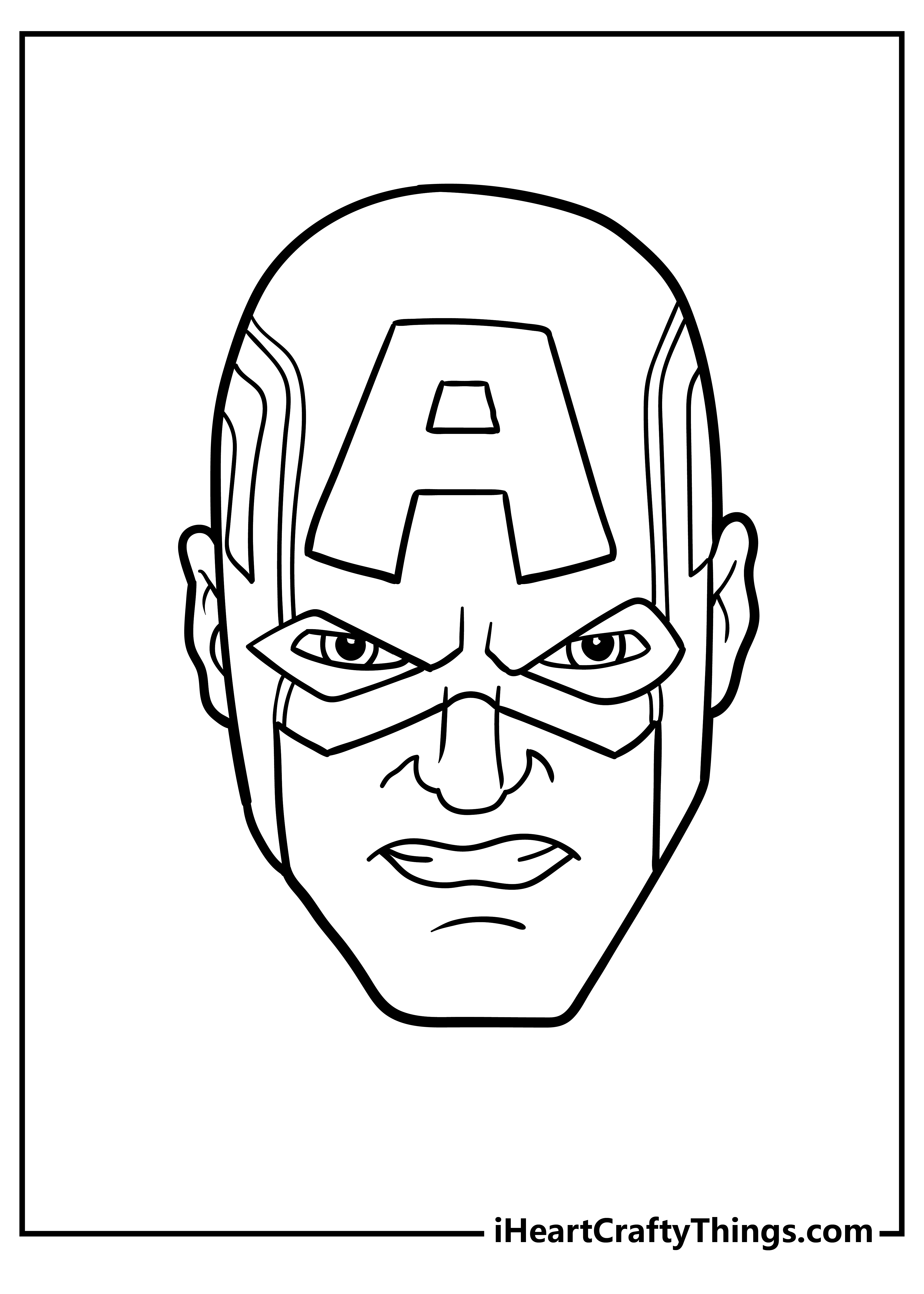 Printable Captain America Coloring Pages (Updated 2022)