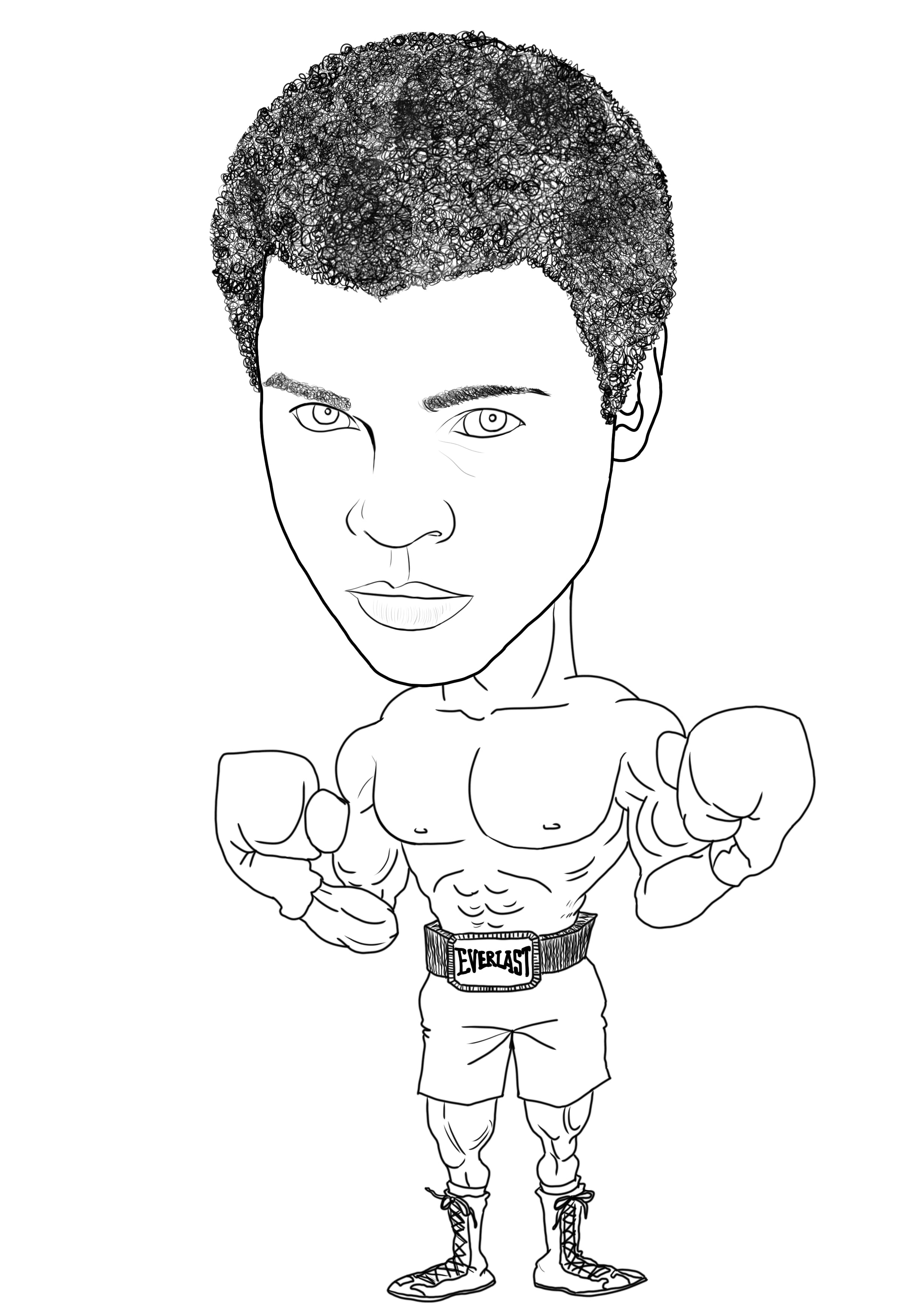 Muhammad Ali Wall Art – ZanziKids