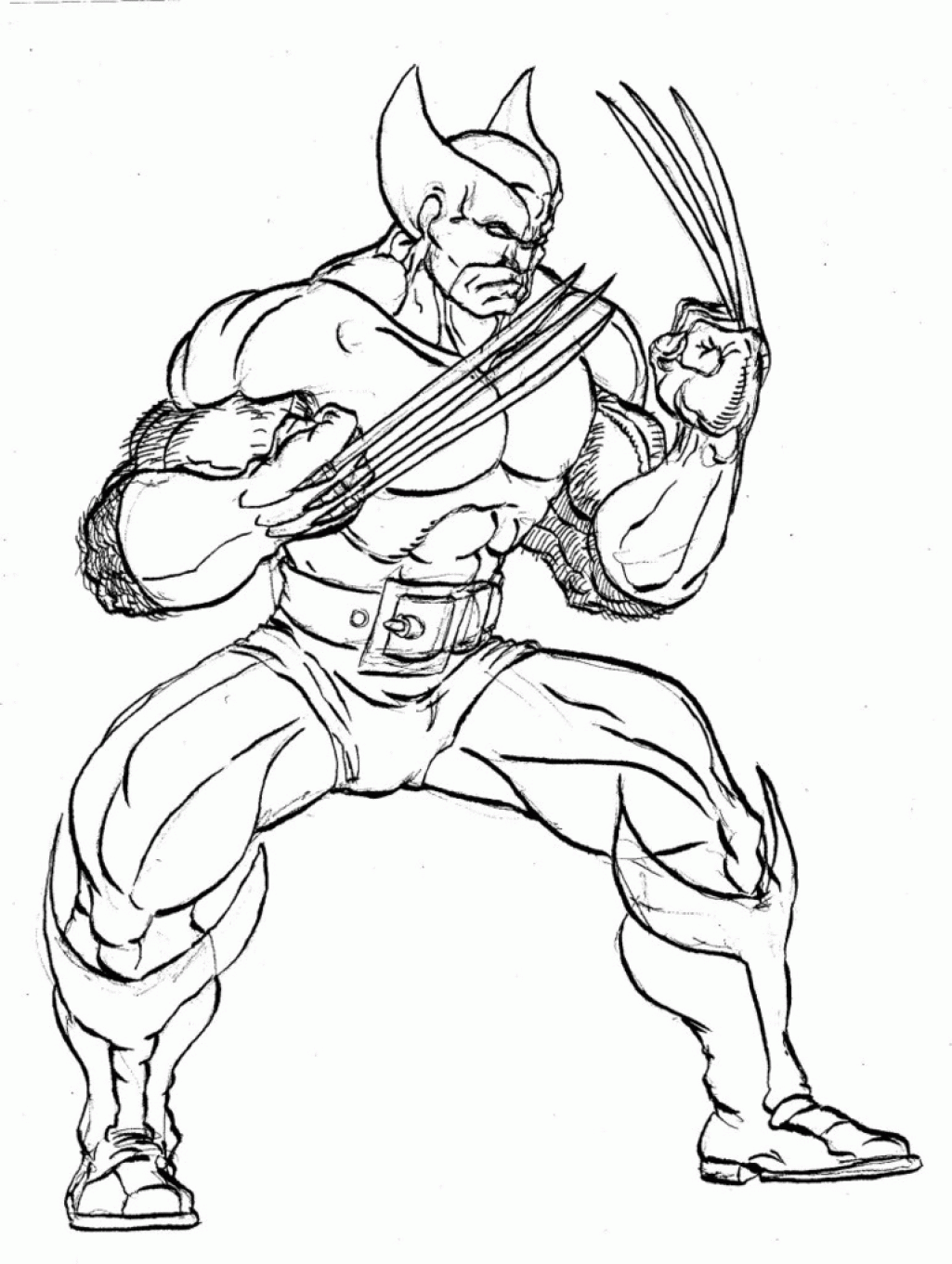 Wolverine Coloring Pages Uniquecoloringpages Coloring Pages ...