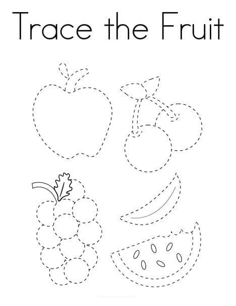 Tracing Coloring Pages - Free Printable Coloring Pages for Kids