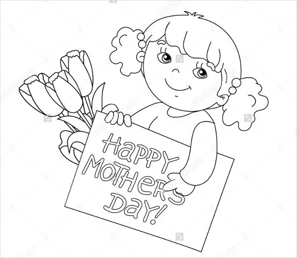 9+ Mothers Day Coloring Pages - Free Sample, Example, Format