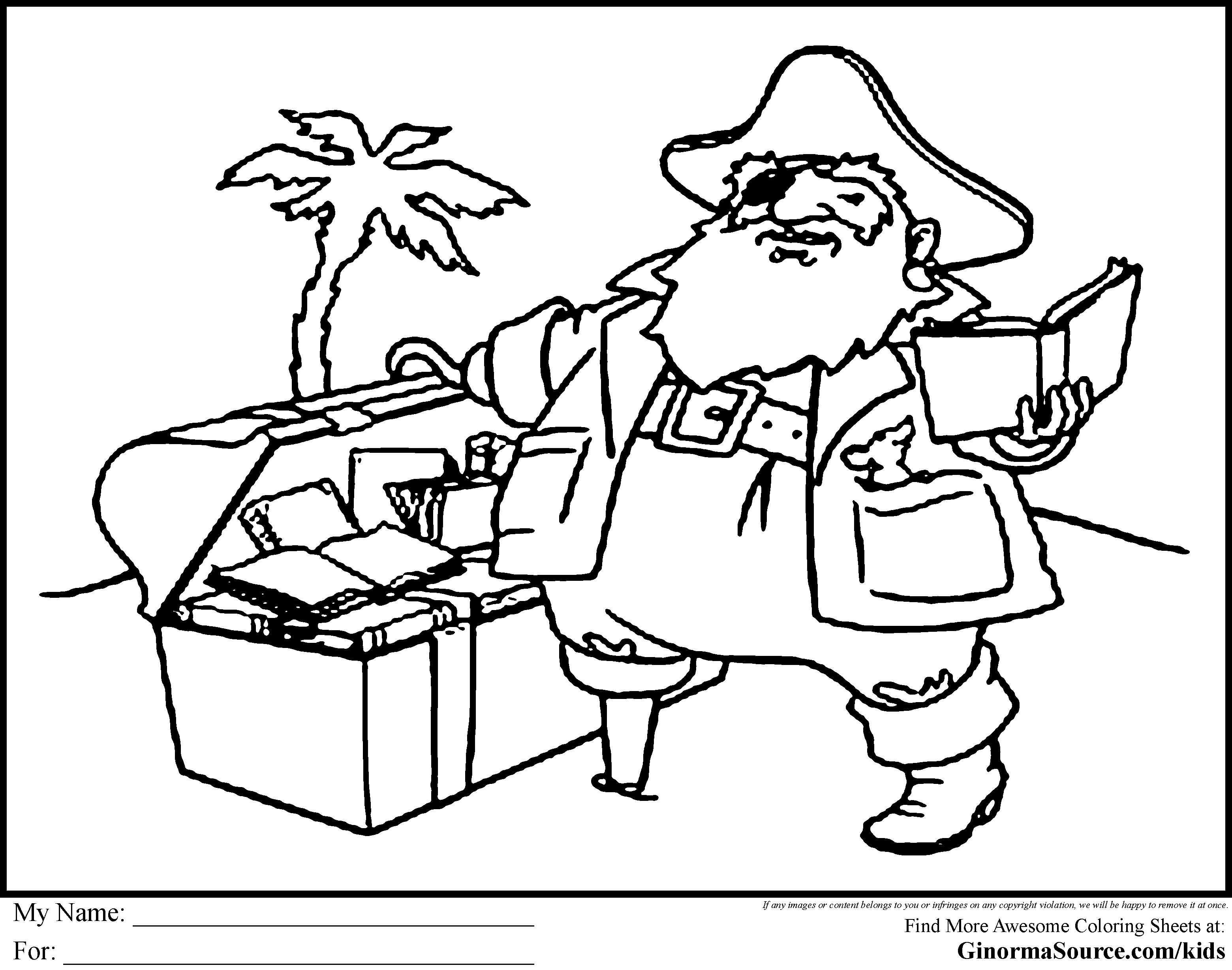Free Coloring Pages Of Pirate Color Page 12185, - Bestofcoloring.com