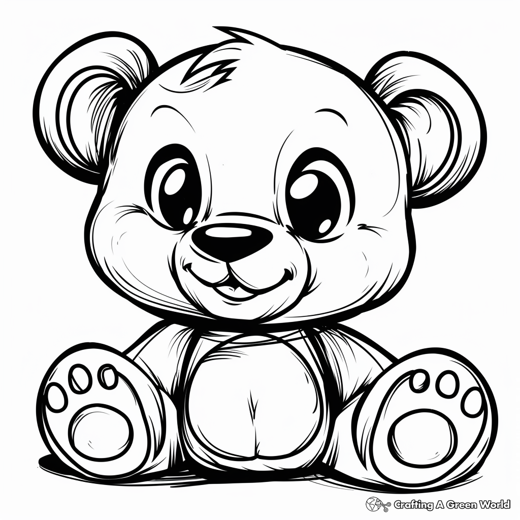 Stuffed Animal Coloring Pages - Free ...