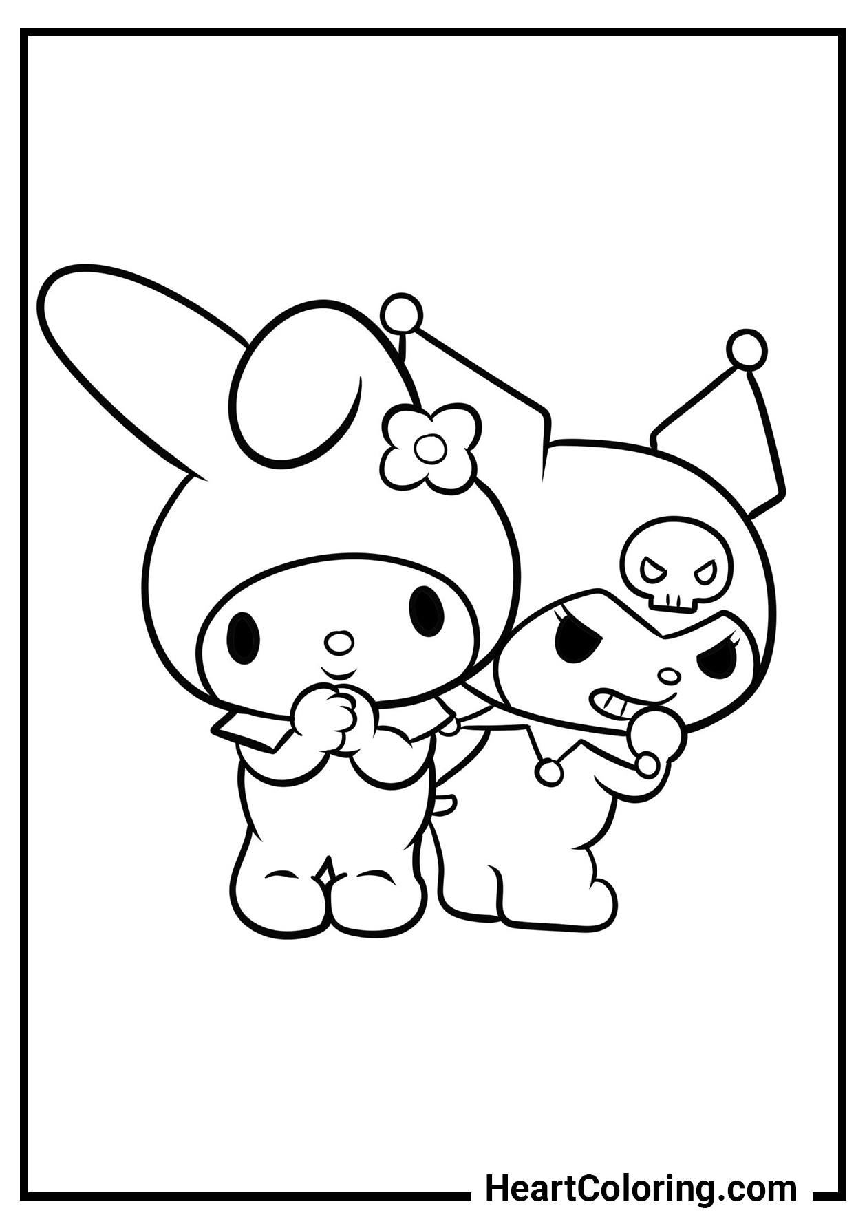 Onegai My Melody Coloring Pages to ...