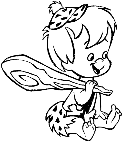 How to draw Bamm-Bamm Rubble from The Flinstones in Easy to Follow Steps -  How to Draw Step by Step Drawing Tutorials | Cartoon coloring pages,  Hipster drawings, Easy drawings