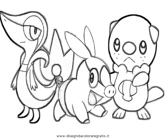 Coloring pages pokemon tepig cards