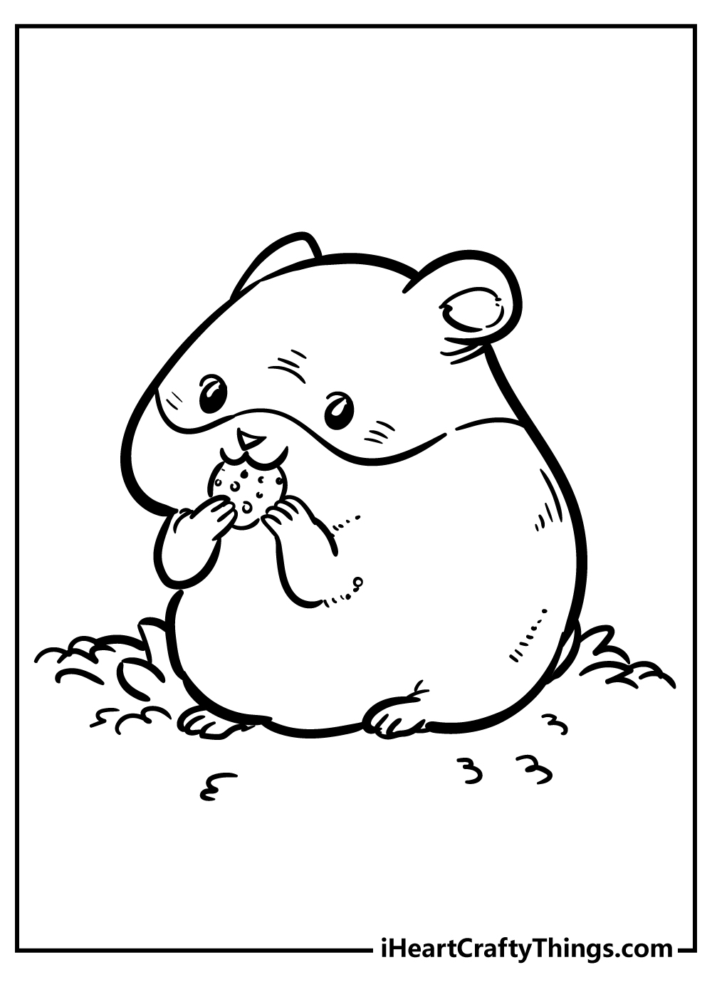 Printable Hamster Coloring Pages (Updated 2023)