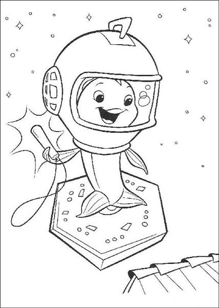 Chicken Little Coloring Pages