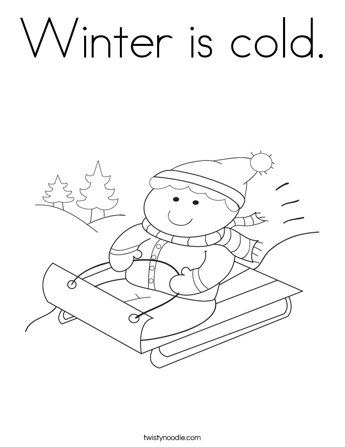 Cold Coloring Pages at GetDrawings | Free download