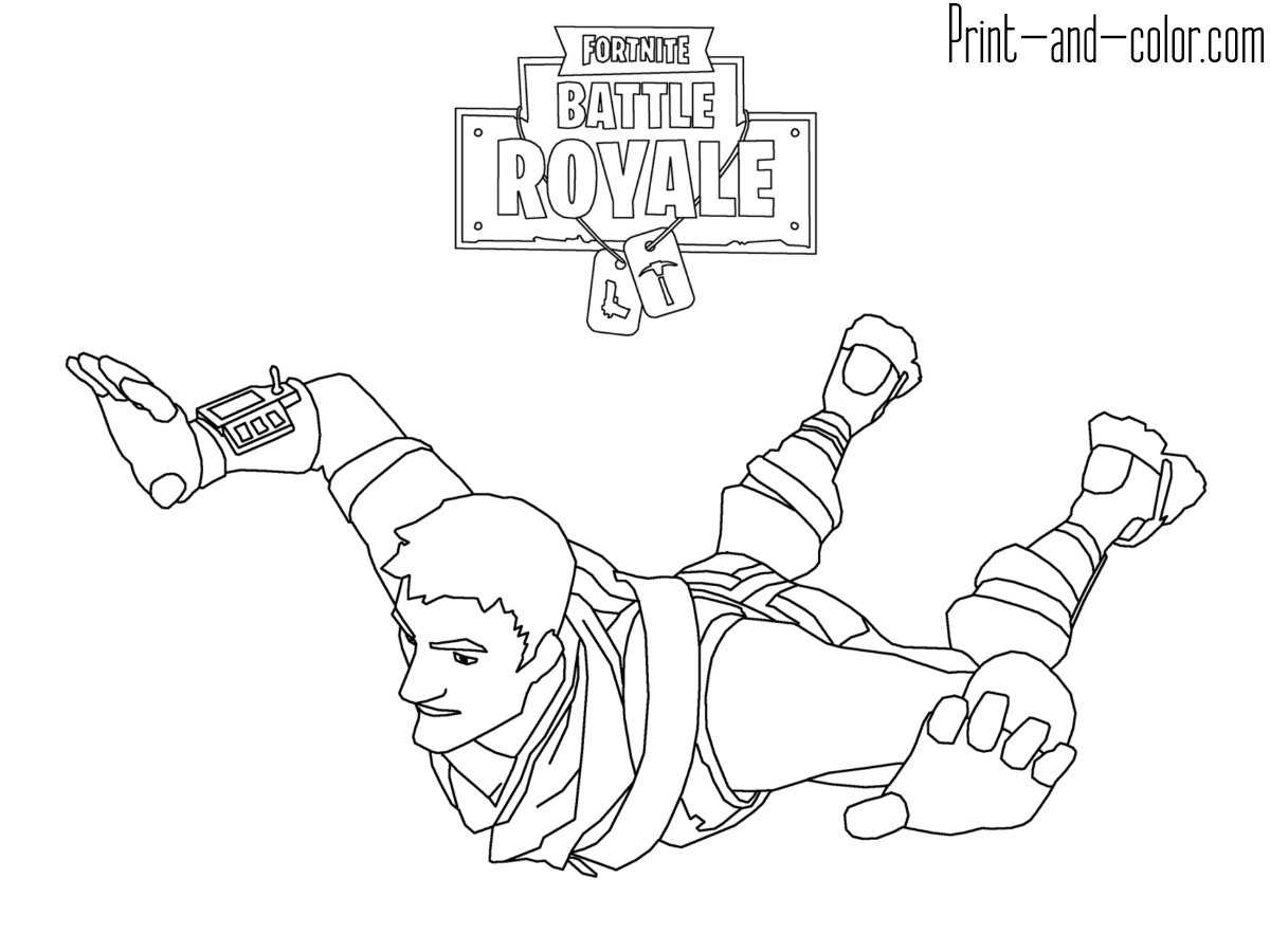 Fortnite coloring pages | Print and Color.com