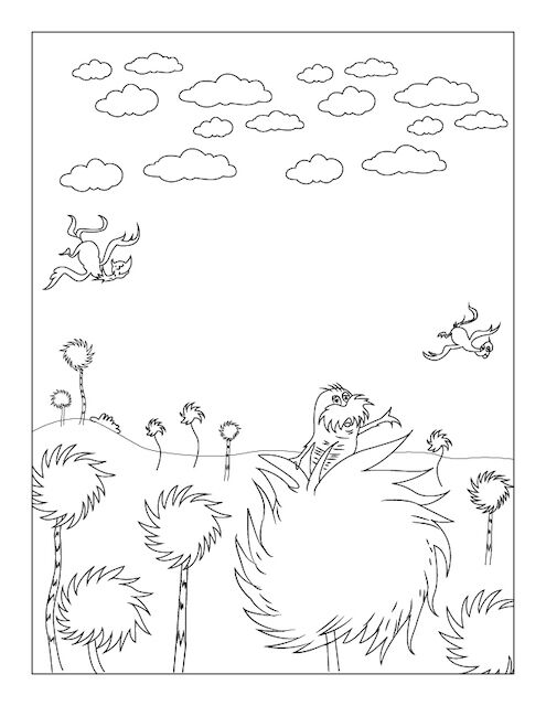 Free Dr. Seuss Coloring Page Printables To Go With Your Favorite Book ...