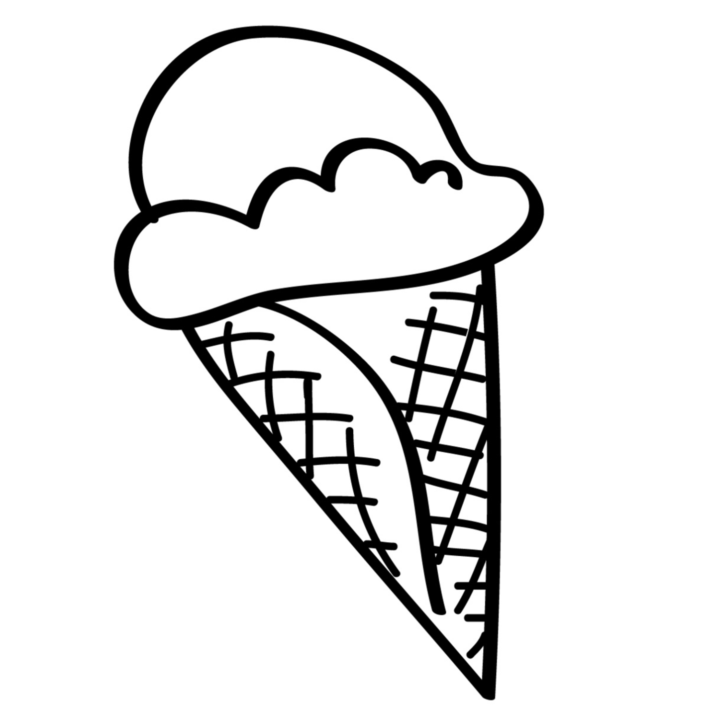 ice cream coloring pages for kids - Free Large Images