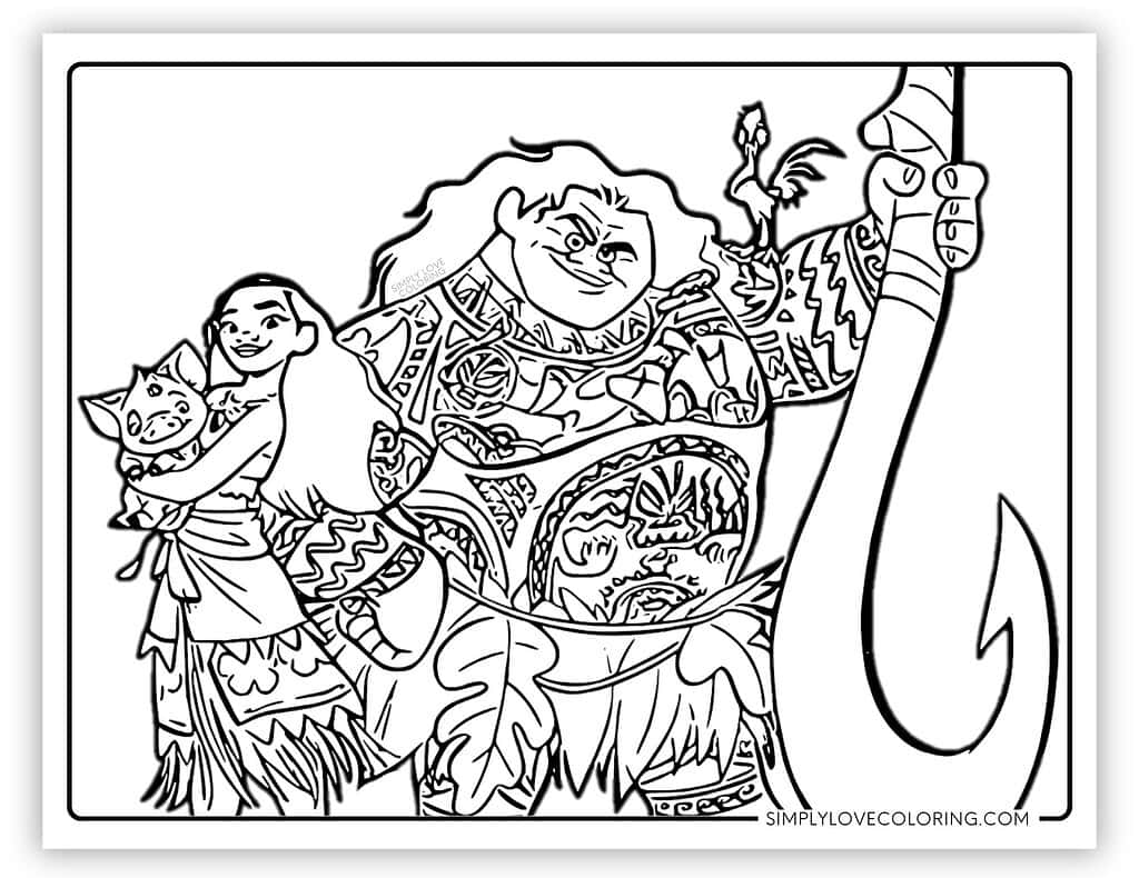 Moana Coloring Pages (Free PDF ...