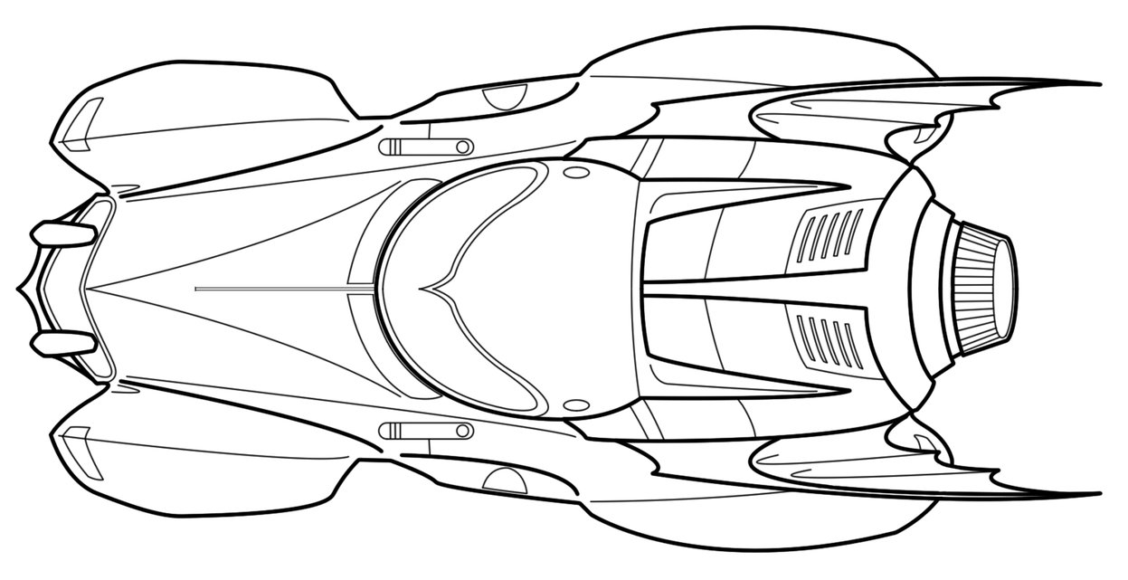 Batmobile Coloring Pages ...