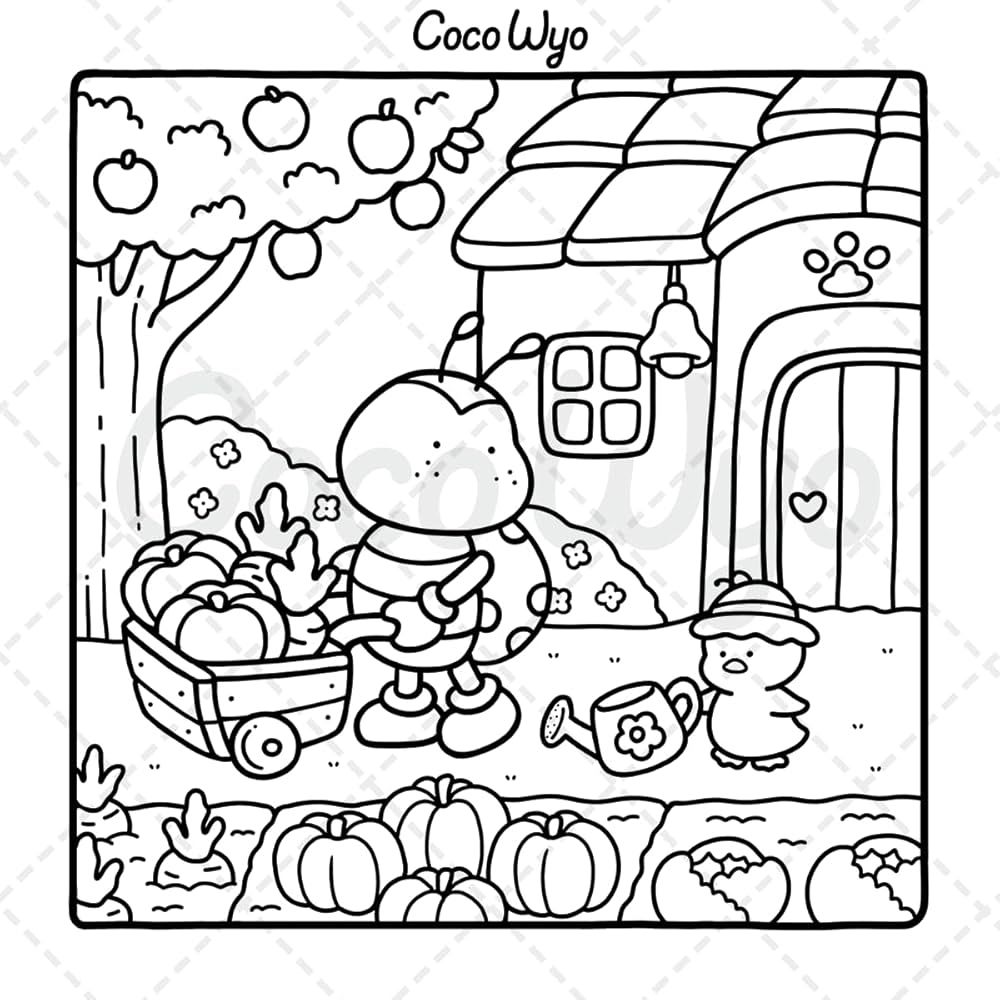 Amazon.com: Cozy Friends: Coloring Book ...