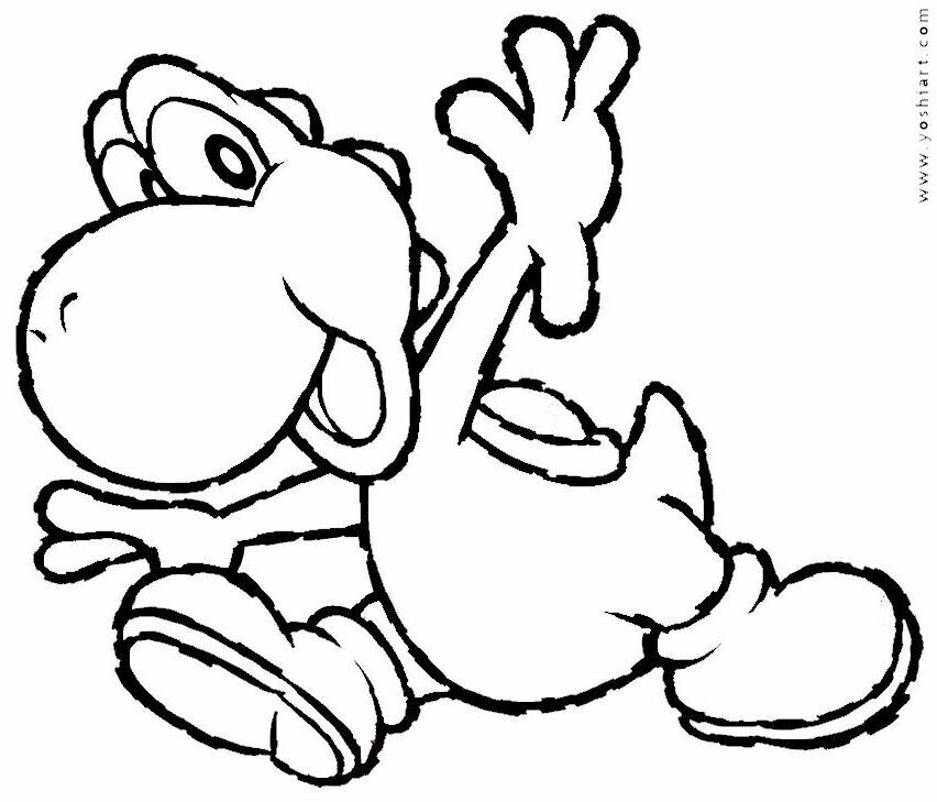 YOSHI COLORING PAGES Â« Free Coloring Pages
