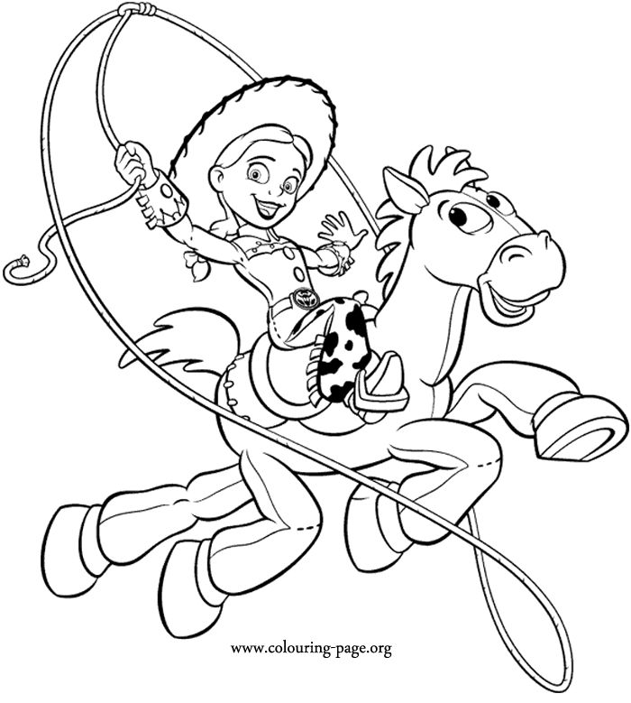 Toy Story Bullseye Coloring Pages Images & Pictures - Becuo