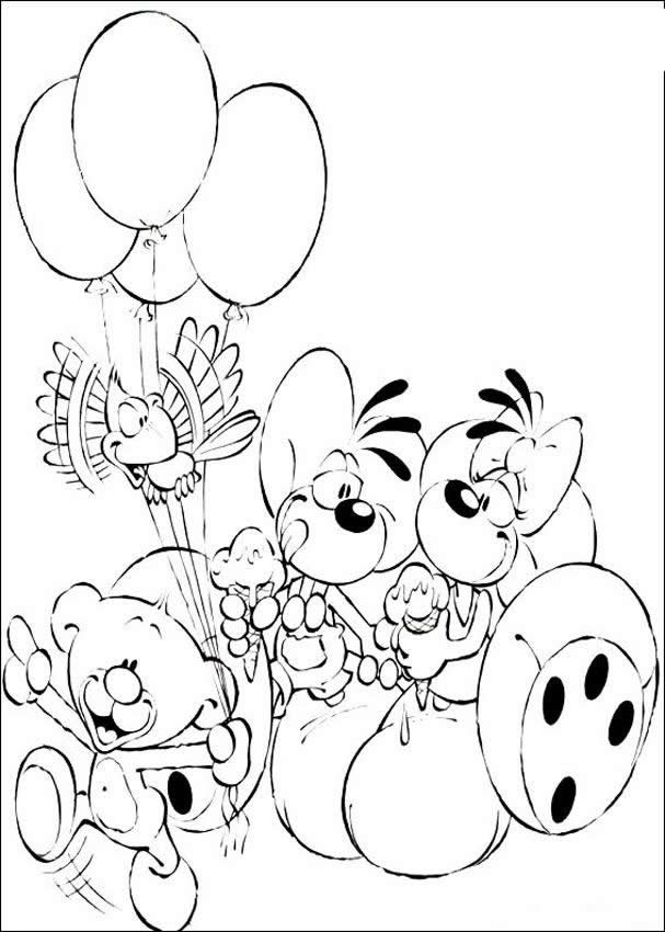 DIDDL coloring pages : 16 free printables of cartoon characters to 