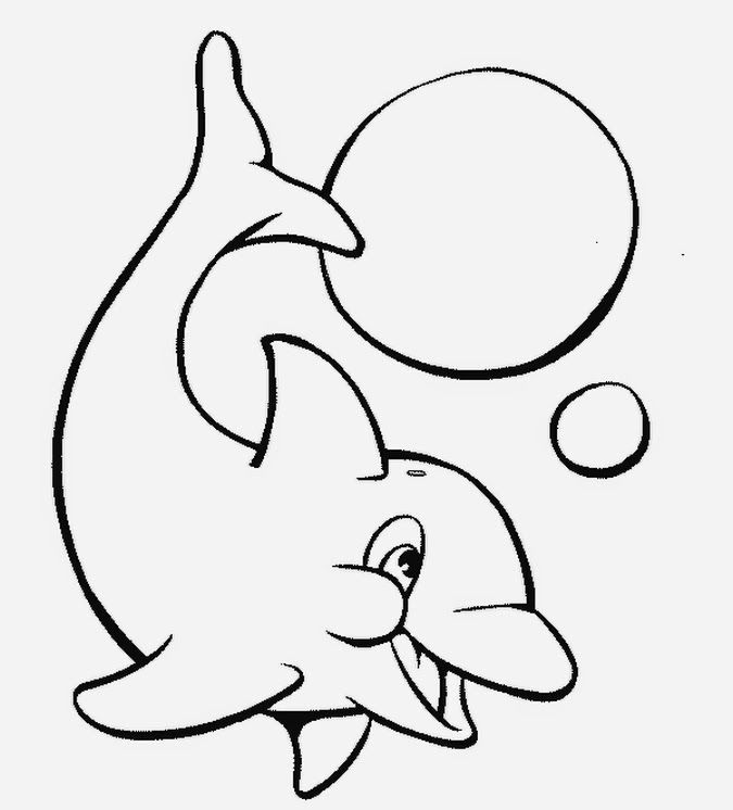 dolphin coloring pages print - Free Coloring Pages for Kids