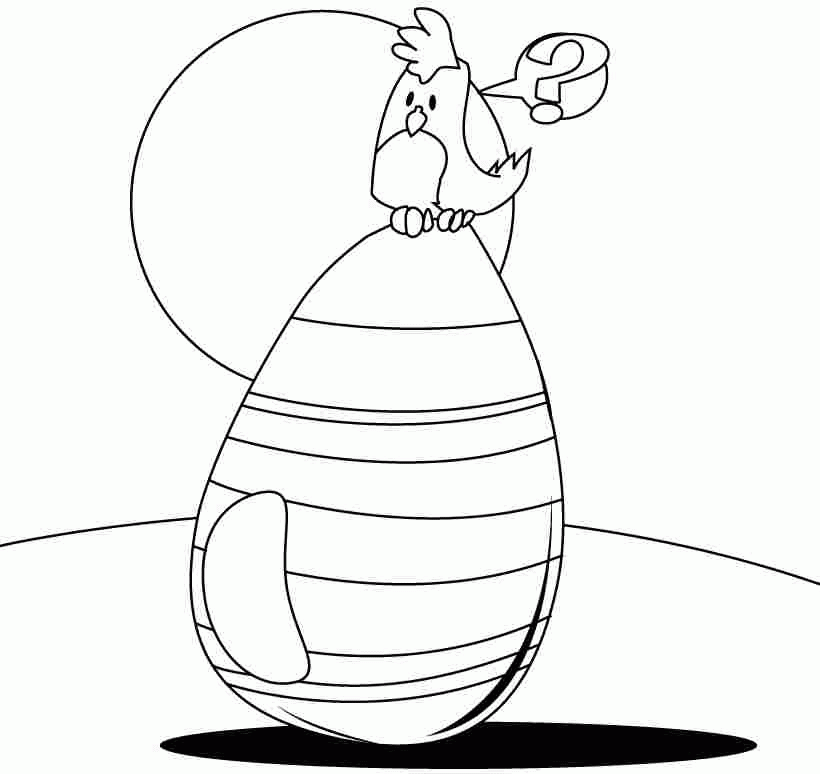 Free Printable Easter Chick Coloring Sheets - #