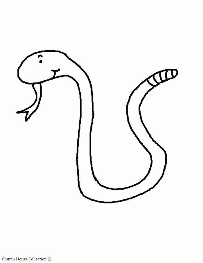 Snake Coloring Pages Kids