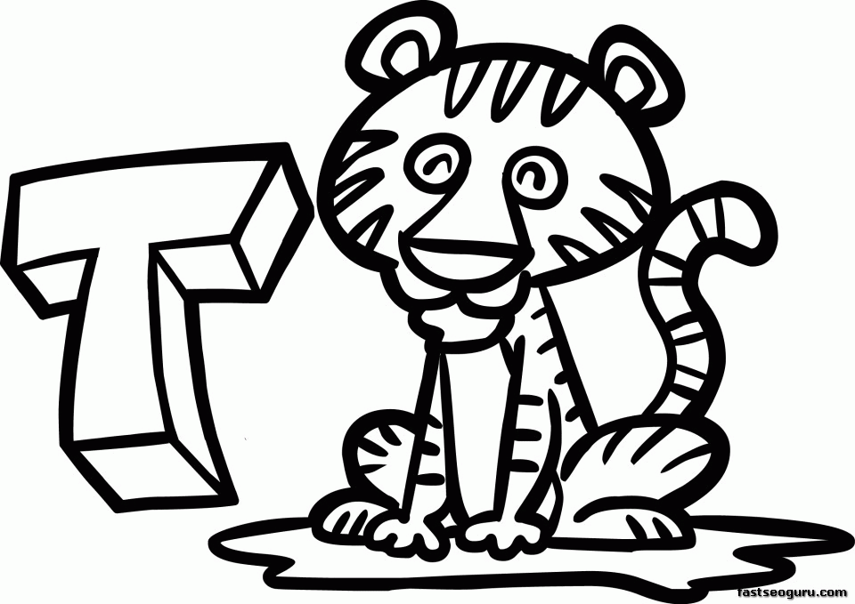 Tiger Coloring Pages | Clipart Panda - Free Clipart Images