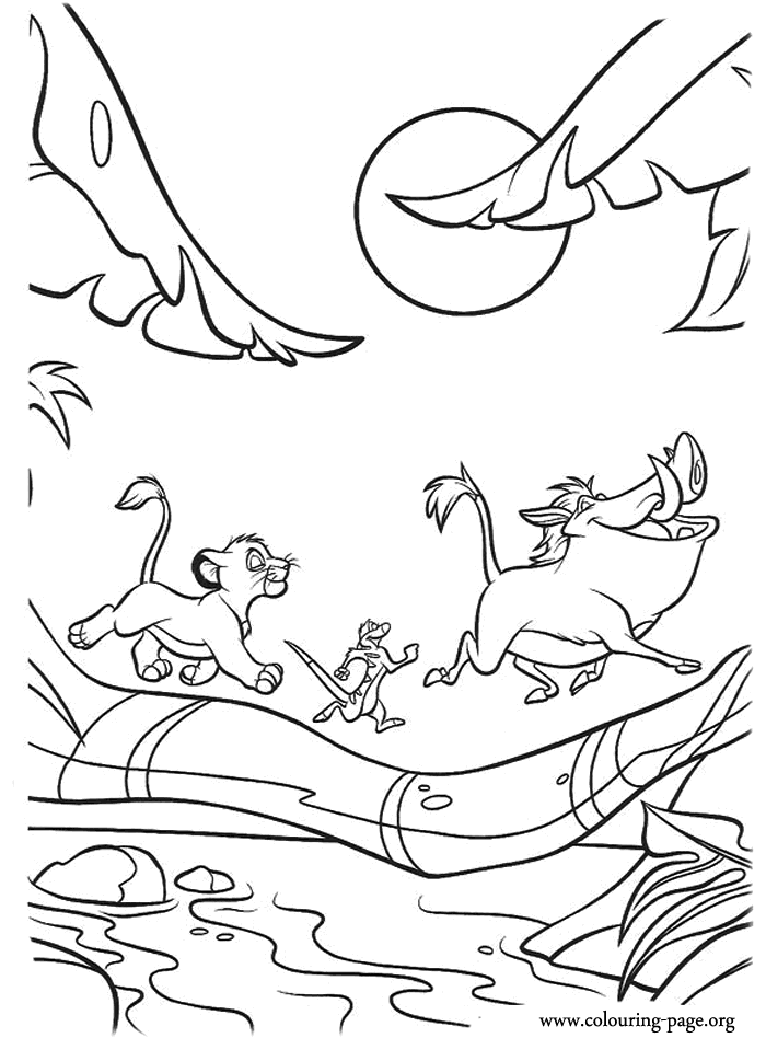 Lion King Hyena Coloring Pages