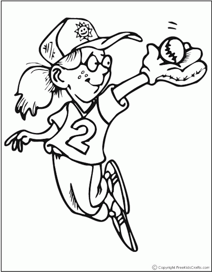 Free Coloring Pages For Kids Sports
