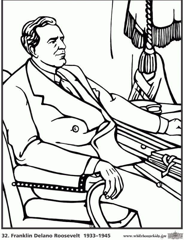 Grover Cleveland Coloring Page