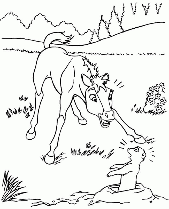 Spirit Coloring Pages