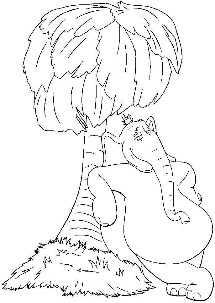 mrs mayor coloring page to print horton hears a who