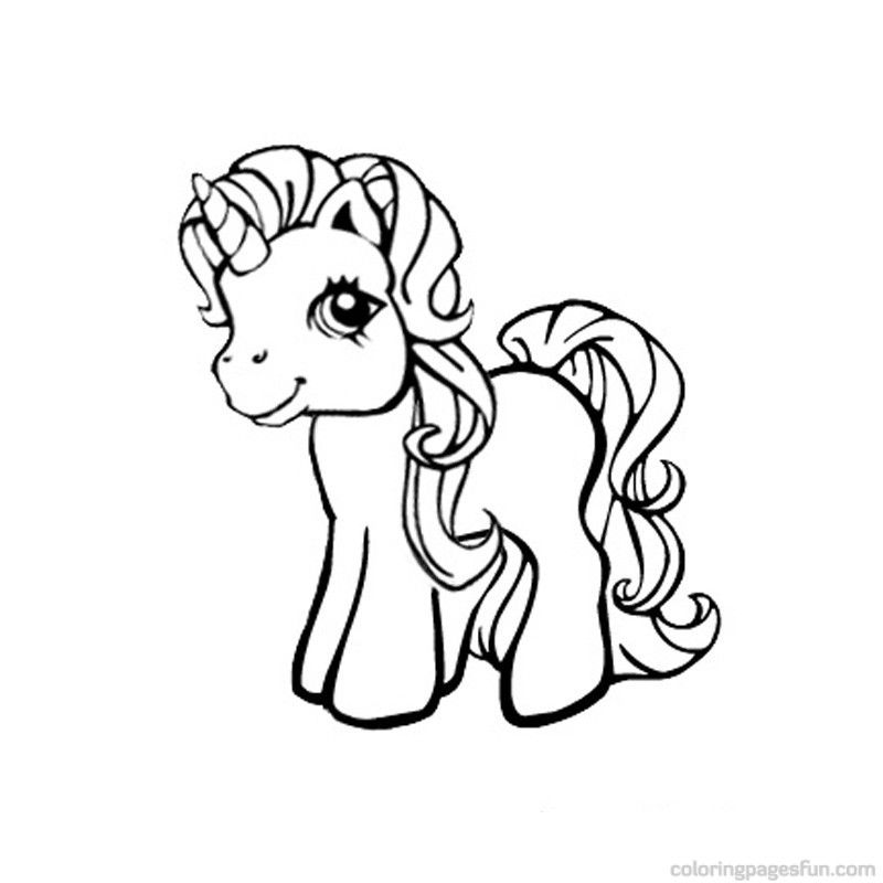 My little pony unicorn coloring pages | nRawol.org