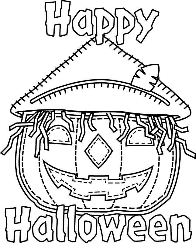 Halloween Day Coloring Pages