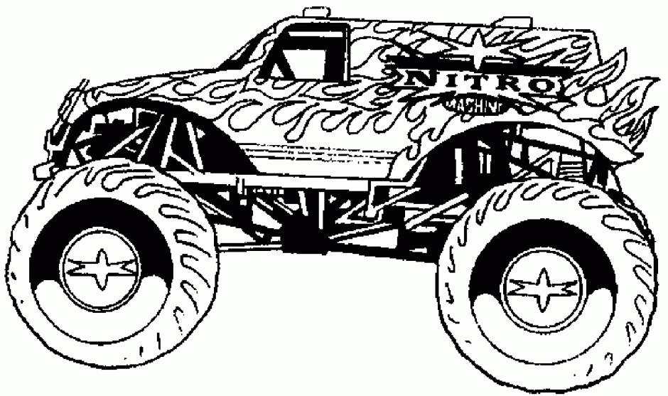 Monster Trucks Coloring Pages 5 Free Printable Coloring Pages 4869 