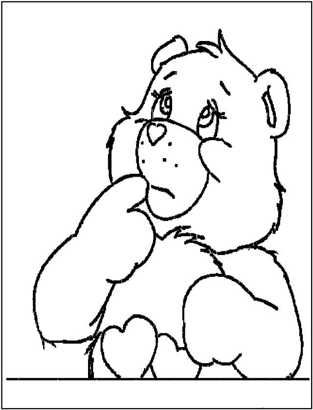 Cute Love Teddy Bear Coloring Pages Free Printable Bear Coloring 