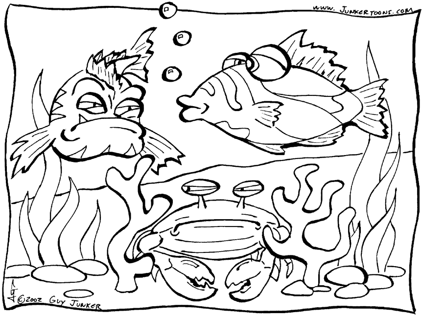 Junker Toons Hawaii - Free Coloring Pages for your Kids - Print 
