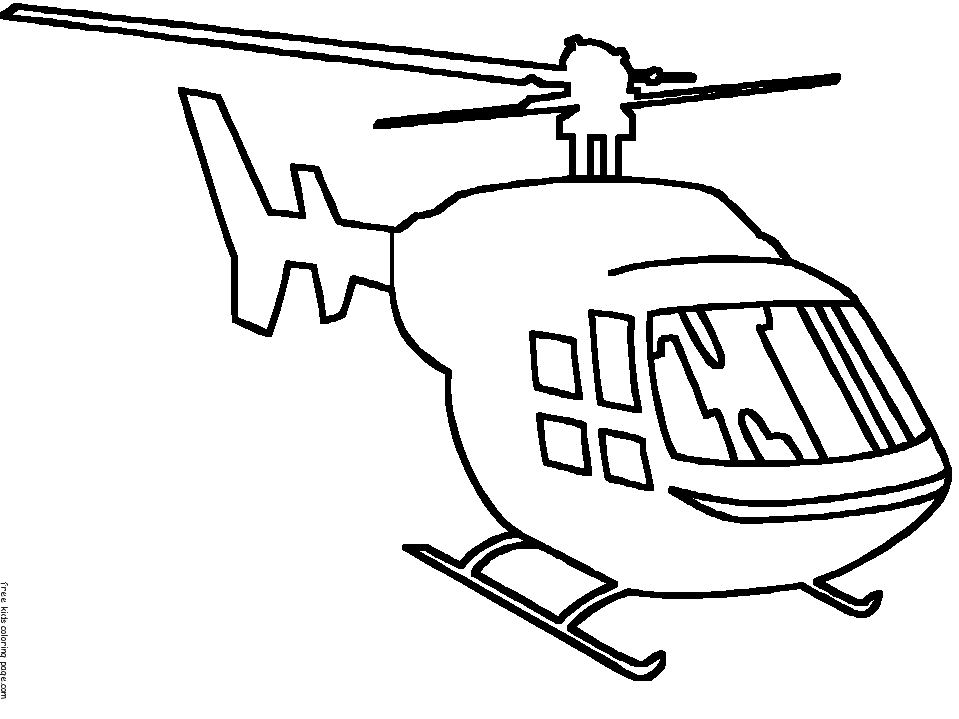 Printable army helicopters coloring pages - Free Printable 