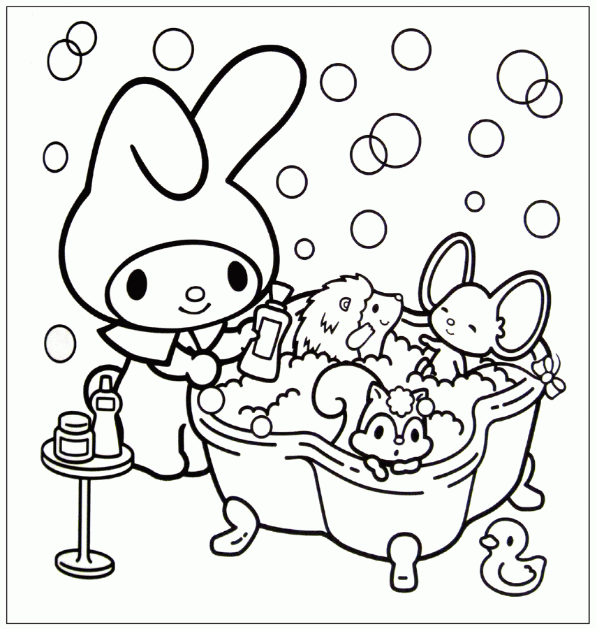 veRilakkuma Colouring Pages (page 2)